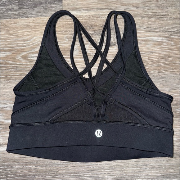 Lululemon Black Strap It Like It’s Hot Sports Bra - Size 4 - Picture 3 of 7